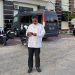 Sekda Pohuwato, Iskandar Datau, usai di periksa pihak Polres Pohuwato, Jum'at (25/10/2024) (Istimewa)
