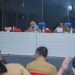 Plt Bupati Pohuwato, Suharsi Igirisa, memberikan sambutan rapat pimpinan dan evaluasi kinerja Pemda Pohuwato, berlangsung di Aula dinas PUPR Pohuwato, Selasa (1/10/2024) (Foto Humas Iwan Karim)