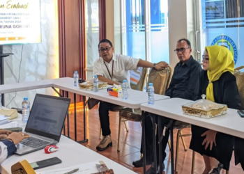 Kegiatan Monev Program Hibah Penelitian dan Pengabdian oleh Universitas Bina Taruna (UNBITA) Gorontalo oleh LLDIKTI Wilayah XVI.(Foto UNBITA)
