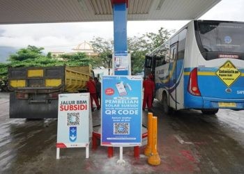 wilayah Sulawesi yang telah memberlakukan pembelian BBM menggunakan QR Code