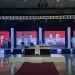 Suasana debat perdana calon Walikota dan Wakil Walikota Gorontalo, Rabu (23/10/2024).(Foto Rama Gopos)