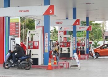 Ilustrasi salah satu SPBU Pertamina.(Foto Pertamina)