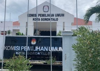 Ilustrasi Kantor KPU Kota Gorontalo.(foto Rama gopos)