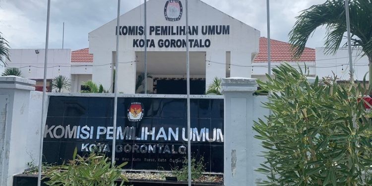 Ilustrasi Kantor KPU Kota Gorontalo.(foto Rama gopos)
