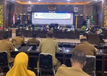 Rapat Kerja Komisi III bersama Instansi terkait pembahasan tindaklanjut kunjungan lapangan di daerah kawasan rawan bencana, Senin (14/10/2024) (Foto Rama/Gopos)