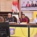 Rapat Forkopimda diperluas yang dipimpin Pj Gubernur Rudy Salahuddin bersama jajaran Forkopimda, KPU/Bawaslu, pimpinan OPD dan Stakeholder terkait, Jumat, (11/10/2024). (Foto – Fadil Diskominfotik)