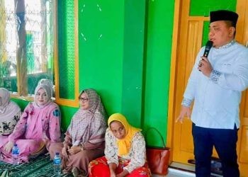 Wabup Hendra saat menghadiri peringatan maulid nabi. Foto Humas