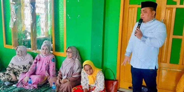 Wabup Hendra saat menghadiri peringatan maulid nabi. Foto Humas