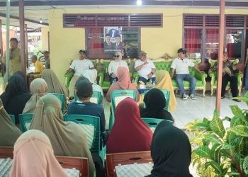 Sosialisasi dari pasangan Toni Uloli dan Marten Taha