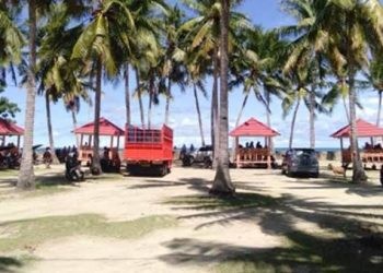 Lokasi wisata Lalape Popayato Kabupaten Pohuwato terancam dihilangkan menyusul aktivitas pelabuhan PT BJA.(Foto dok)