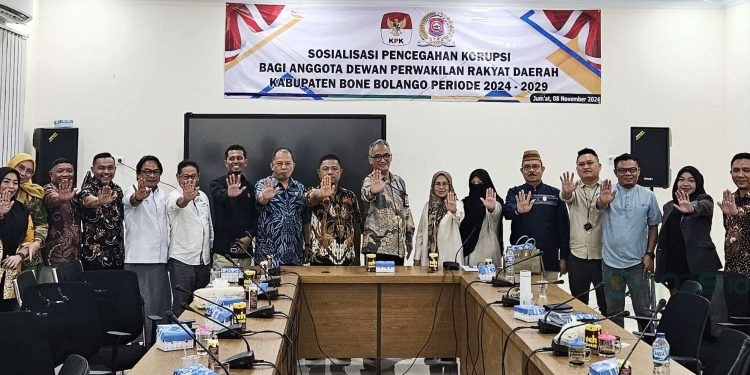 DPRD Bone Bolango Ikut Sosialisasi Pencegahan Korupsi dari KPK