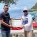 Rektor UNBITA Gorontalo Ellys Rachman bersama Kepala Desa Oluhuta saat peresmian destinasi wisata Oluhuta Paradise.(Foto UNBITA)