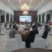 Pemkab Asahan menyambut peserta penjelajah bumi Asahan tahun 2024 di Pendopo Rumah Dinas Bupati Asahan, Jumat (1/11/2024) malam.