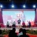 Debat Pilkada ke dua Calon Gubernur dan Calon Wakil Gubernur Gorontalo di Grand Sumberia Ballroom, Rabu (20-11-2024).