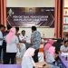 Suasana sortir lipat surat suara di KPU Boalemo.(Foto KPU)