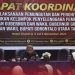Rapat Koordinasi Persiapan Pemungutan dan Penghitungan Suara serta pelantikan KPPS se-Kabupaten Gorontalo Utara, berlangsung di Grand Q Hotel Kota Gorontalo, Selasa (5/11/2024).(Foto KPU)