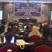 KPU Kota Gorontalo saat menggelar rapat evaluasi Pelayanan DPTb H-7 di Hotel Aston, Sabtu (9/11/2024) (Foto Rama/Gopos)