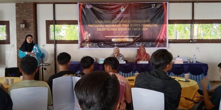 KPU Pohuwato Gandeng Penyandang Disabilitas Sukseskan Pilkada 2024