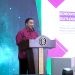 Kepala Perwakilan BI Provinsi Gorontalo, Dian Nugraha, menyampaikan sambutan pada Gorontalo Economic Outlook 2024