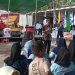 Saipul Mbuinga saat berkampanye di dialogis di Desa Sukamakmur, Kecamatan Patilanggio, Senin (4/11/2024).
