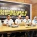 Konfrensi Pers Panitia Musda BPD HIPMI Provinsi Gorontalo ke VII yang dilaksanakan di sekretariat RM Ainun Jalan Sudirman Kota Gorontalo, Senin 18 November 2024.