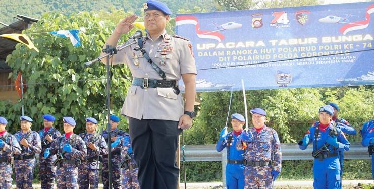 Direktur Polairud Polda Gorontalo, Kombes Pol Saiful Alam,SH, SIK, MH