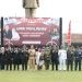 Wakil Ketua DPRD Kabupaten Blitar, Muhammad Rifai dan Ratna Dewi saat menghadiri Upacara Hari Pahlawan ke-79 di Alon-alon Kanigoro, Kabupaten Blitar, 10 November 2024. (Foto: Pemkab Blitar)