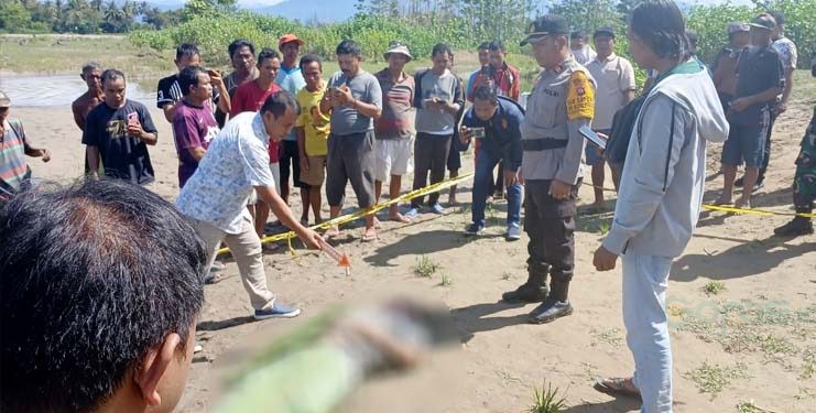 Sosok Mayat yang Ditemukan Warga di Sungai Bone Ternyata Warga Kabila
