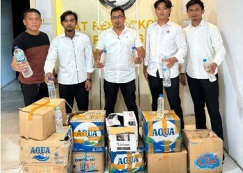Minuman keras yang berhasil diamankan oleh Sat Narkoba Polres Gorontalo, Minggu (24/11/2024). (Foto: Istimewa)