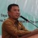 Penjabat Sekda Kabupaten Gorontalo, Haris Tome membuka Bimbingan Teknis (Bimtek) Penguatan Partisipasi Pegiat Desa dalam Pembangunan dan Pemberdayaan Masyarakat Desa. (Foto Humas)