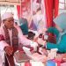 Kegiatan cek kesehatan gratis yang digelar di Alfamidi Super DI Panjaitan Kota Gorontalo.(Foto Alfamidi)