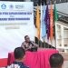 Rektor UNG Prof Eduart Wolok pada jumpa pers terkait capaian UNG sepanjang tahun 2024.(Foto Rama Gopos)