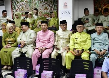 Bupati Pohuwato, Saipul Mbuinga, menghadiri HUT Provinsi Gorontalo ke 24, berlangsung di DPRD Provinsi Gorontalo, Kamis (5/12/2024) (Humas Pemda)