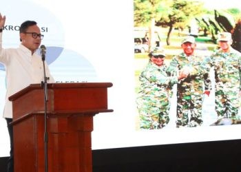 Wamendagri Bima Arya Sugiarto saat menghadiri Musyawarah Nasional V Asosiasi Dewan Pengawas Perusahaan Daerah Air Minum Seluruh Indonesia di Kota Bogor, Jawa Barat, Rabu (18/12/2024). ANTARA/HO-Puspen Kemendagri