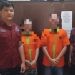 Dua mucikari saat dilakukan penahanan di rutan Polresta Gorontalo Kota.(Foto Polresta)