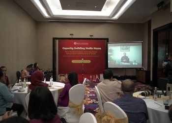 Bank Indonesia Perwakilan Gorontalo saat menggelar Capacity Building Media Massa di Boardroom Trans Luxury Hotel, Bandung, Jawa Barat, Senin (9/12/2024). (Foto Istimewa)