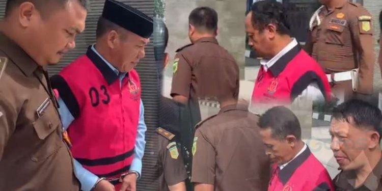 Para tersangka korupsi proyek kanal Tanggidaa.(Foto Kolase Putra Gopos)