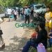 Membludaknya wisatawan di Pemandian Puncak Meranti Kabupaten Bone Bolango membuat sejumlah pendatang terpaksa harus pulang, Rabu (1-1-2025).