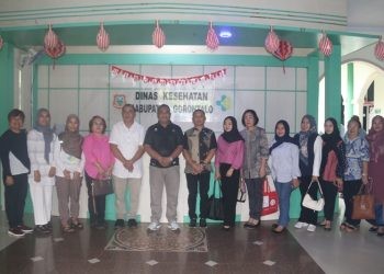 Pemkab Boltim saat melakukan Kaji banding dan studi tiru  Pelayanan Kesehatan berbasis BLUD di Kabupaten Gorontalo. (Foto: Humas Dinas Kesehatan Kabgor)