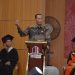 Wamen Diktisainter Prof. Dr. Fauzan M.pd saat memberikan sambutan pada dies natalis UNG. (Foto UNG)
