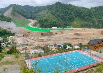 Lokasi pembangunan mega proyek Bendungan Bulango Ulu.(Foto Putra Gopos)