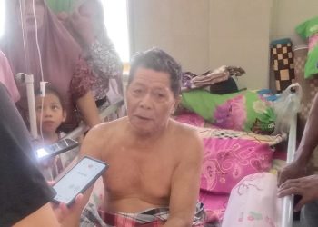 Suaiba Kahala saat di wawancarai di Rumah Sakit Bumi Panua Pohuwato, Kamis (30/1/2025) (Istimewa)