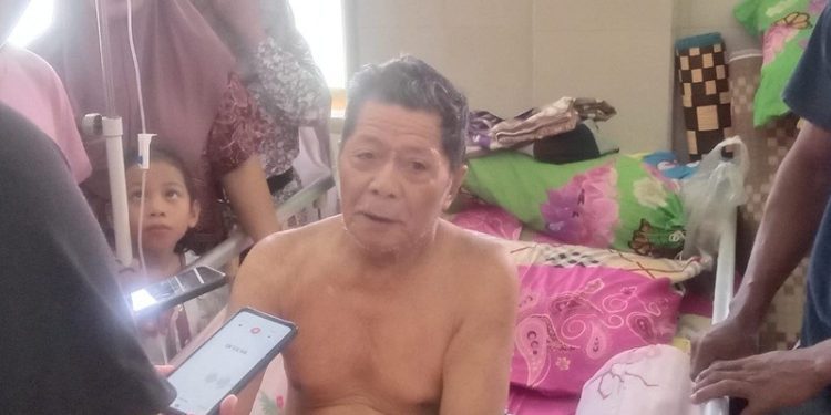 Suaiba Kahala saat di wawancarai di Rumah Sakit Bumi Panua Pohuwato, Kamis (30/1/2025) (Istimewa)