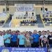 Bupati Merlan S. Uloli saat foto bersama dengan para atlet, official, dan wasit pada gelaran Tournament Sepak Bola Bupati Cup U16, Sabtu (14/9/2024).