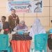 Pinsaka Bakti Husada, Ivon Riyanto Abdullah, saat melakukan peninjauan secara langsung sosialisasi dan pemeriksaan kesehatan gratis pada kegiatan Peringatan hari Baden Powell ke-106 di Gedung Sanggar Pramuka Kabupaten Gorontalo. (Foto;Uki/Gopos)