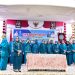 Ketua TP PKK Kabupaten Gorontalo, Fory Naway saat melantik TP PKK tingkat Kecamatan dan Desa, senin (10/02/25). (Foto: Zidny/Mg/Gopos)