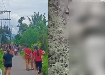 Kondisi lokasi saat kejadian.