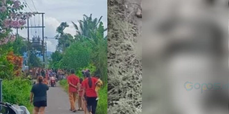 Kondisi lokasi saat kejadian.