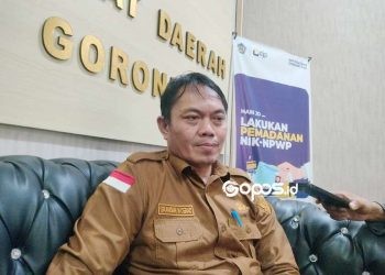 PLT Asisten 1 Kota Gorontalo, Iskandar Moerad dikonfirmasi, Selasa (25-2-2025).