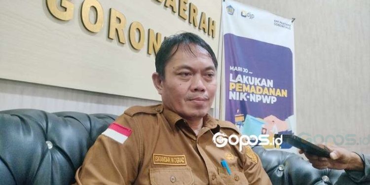 PLT Asisten 1 Kota Gorontalo, Iskandar Moerad dikonfirmasi, Selasa (25-2-2025).